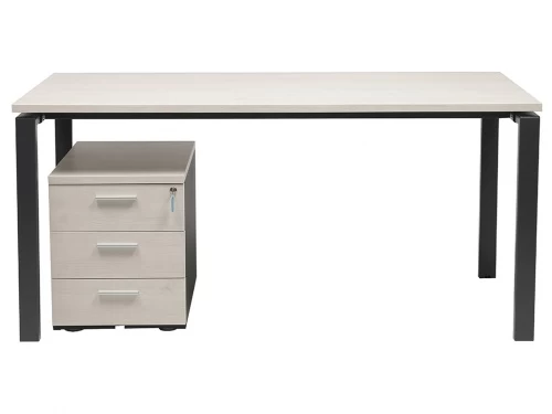 Стол офисный NT 160x70 вяз натуральный/серый