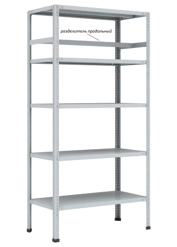 Стеллаж металлический Титан МС-750 1800x1000x800/6