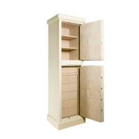 Два сейфа в одном Карат (ASK) 67T EL+90T EL с отделкой МДФ, золочение замков